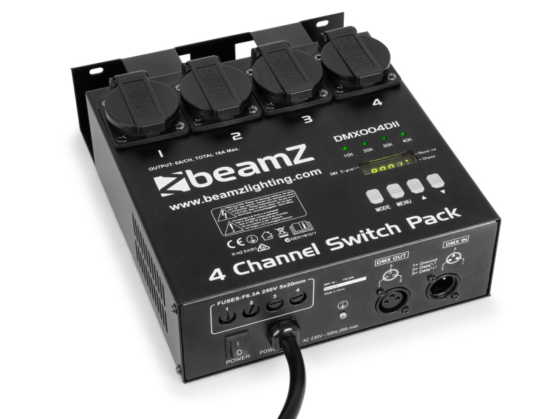 BeamZ DMX004 DII panel 4 interuptores DMX